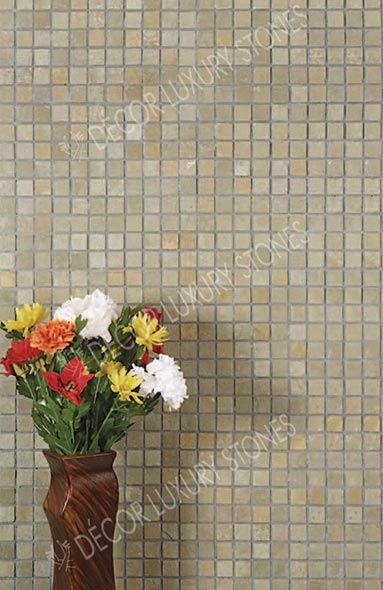 yellow-brown-limestone-mosaic